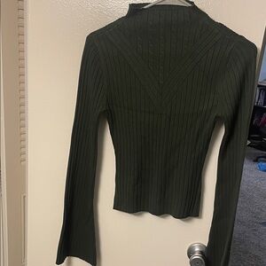 Derek Heart Olive Green Turtleneck Sweater